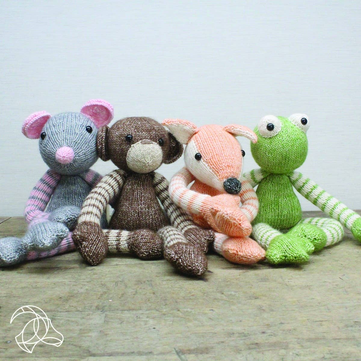 Affe Kuscheltier Strickset