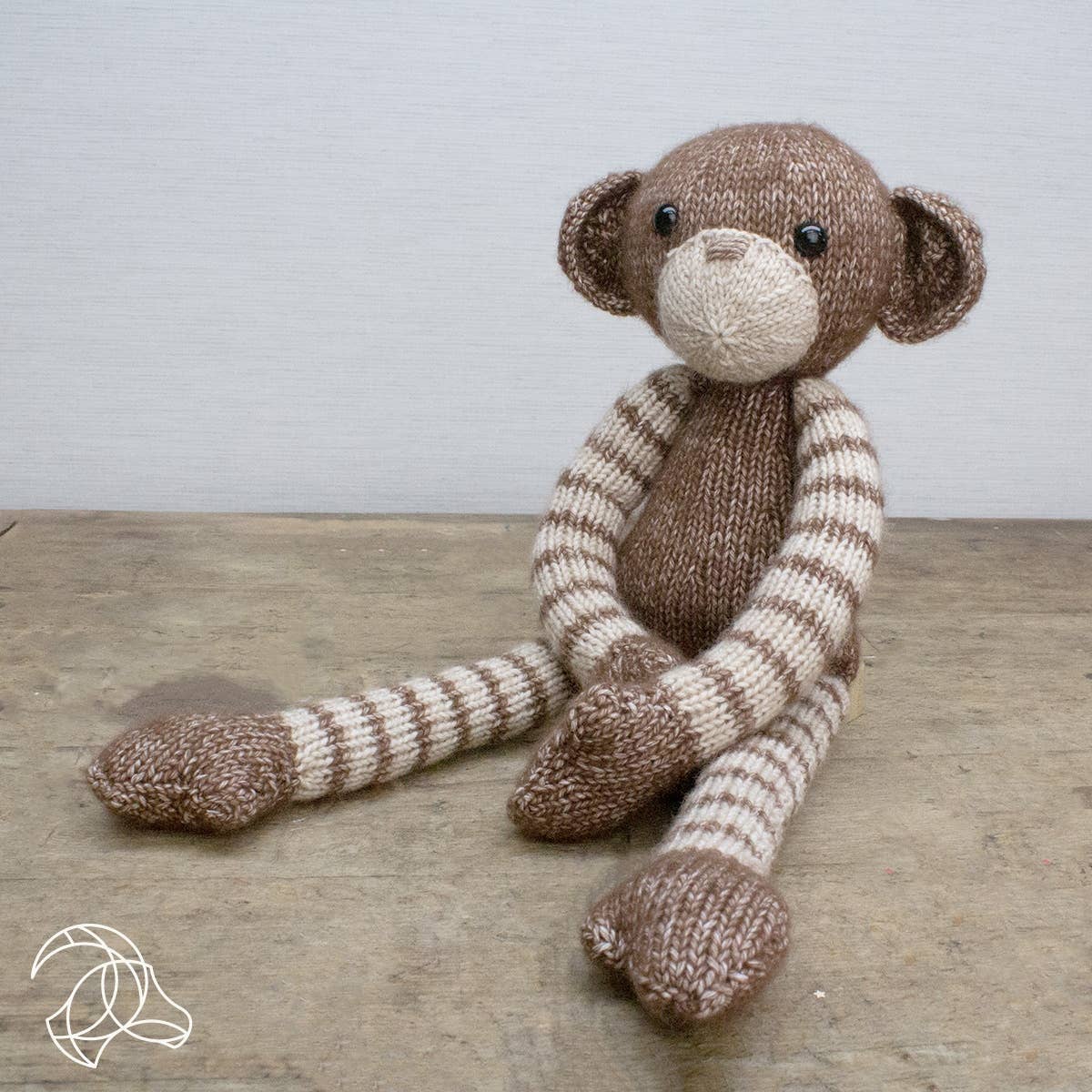 Affe Kuscheltier Strickset