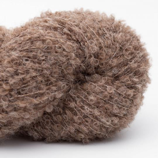 Alpaka boucle kremke braun