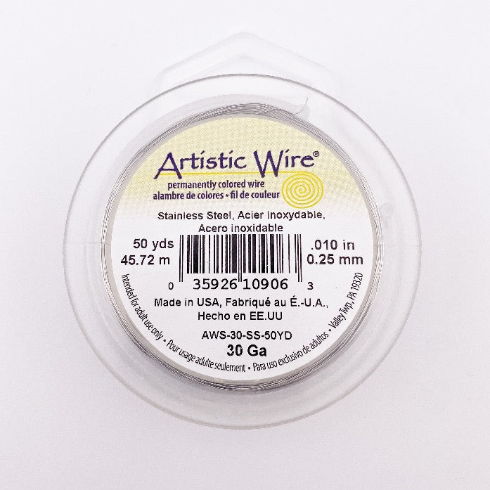 Artistic wire Edelstahl 30 gauge 0.25 mm