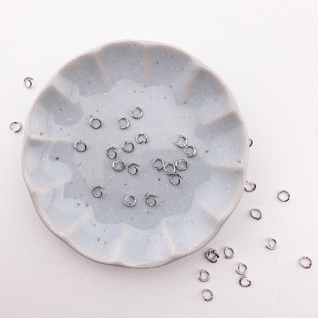 Biegeringe Edelstahl 5 mm — Silber