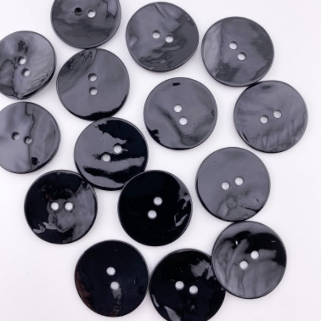 Knopf 20 mm schwarz
