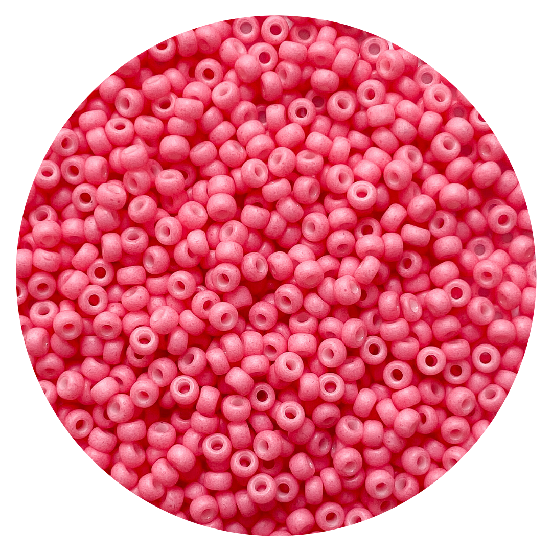Miyuki seed beads pink