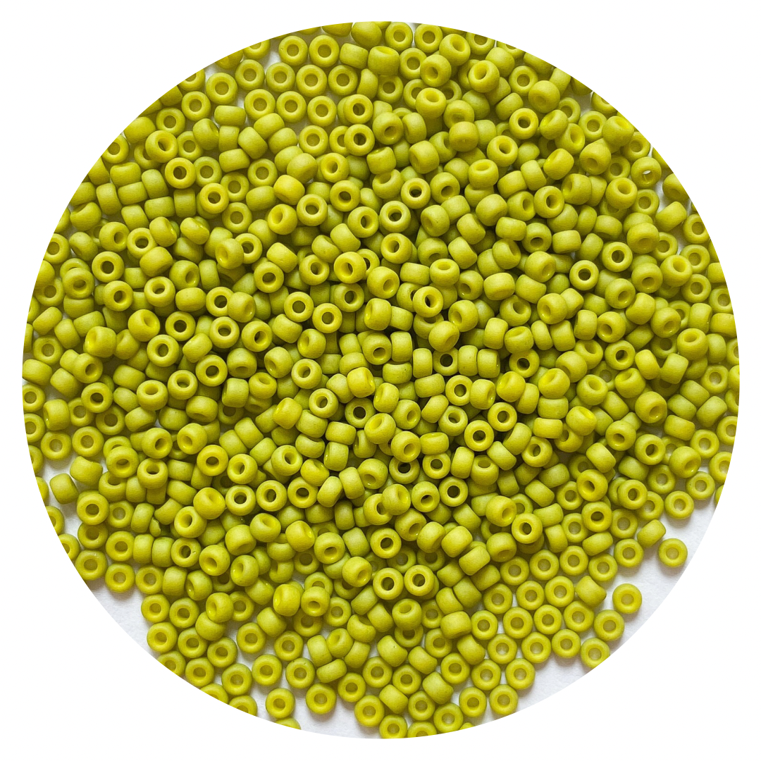 Miyuki Rocailles 11/0 Limette grün