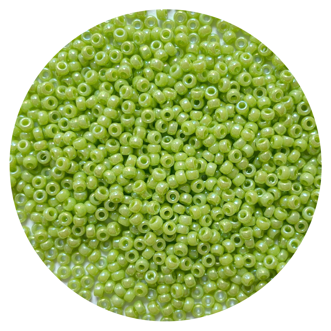 Miyuki seed beads green