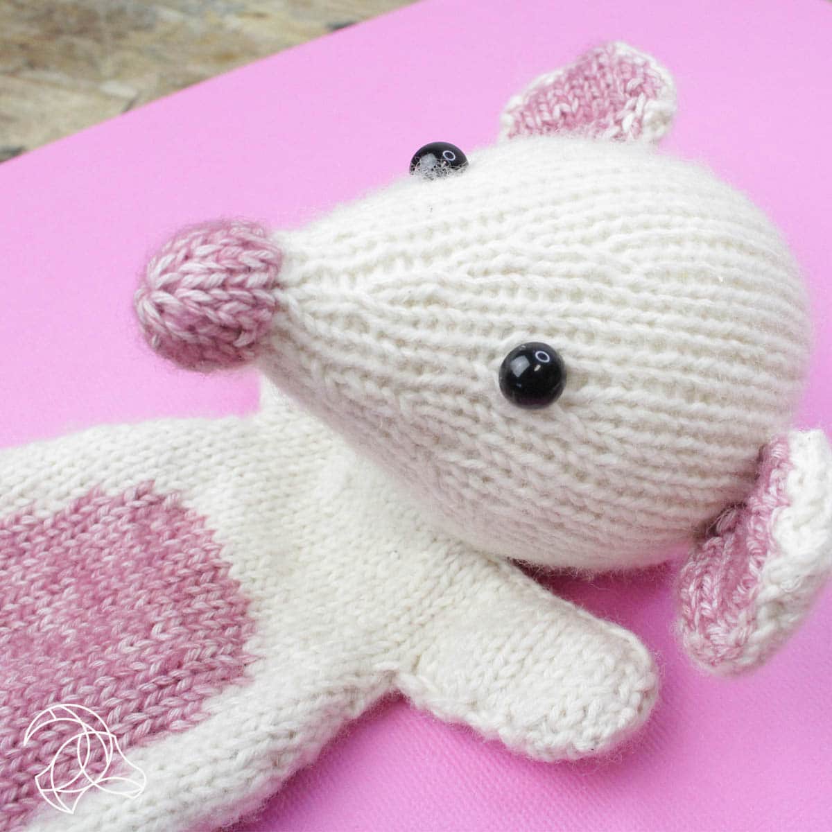 Maus Kuscheltier Strickpaket Anleitung