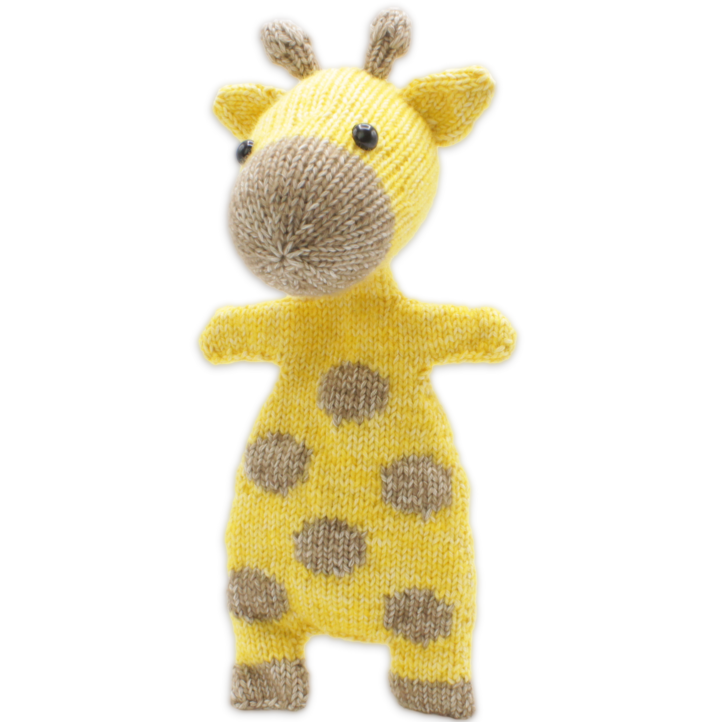 Strickpaket mit Strickanleitung Kuscheltier giraffe