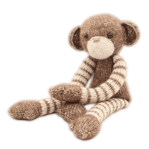 Affe Kuscheltier Strickset