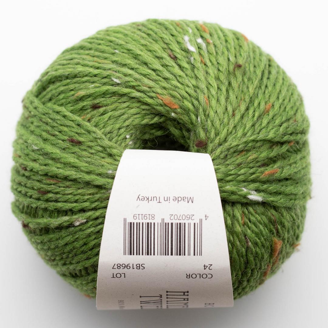 BC Garn Hamelton Tweed Apfelgrün