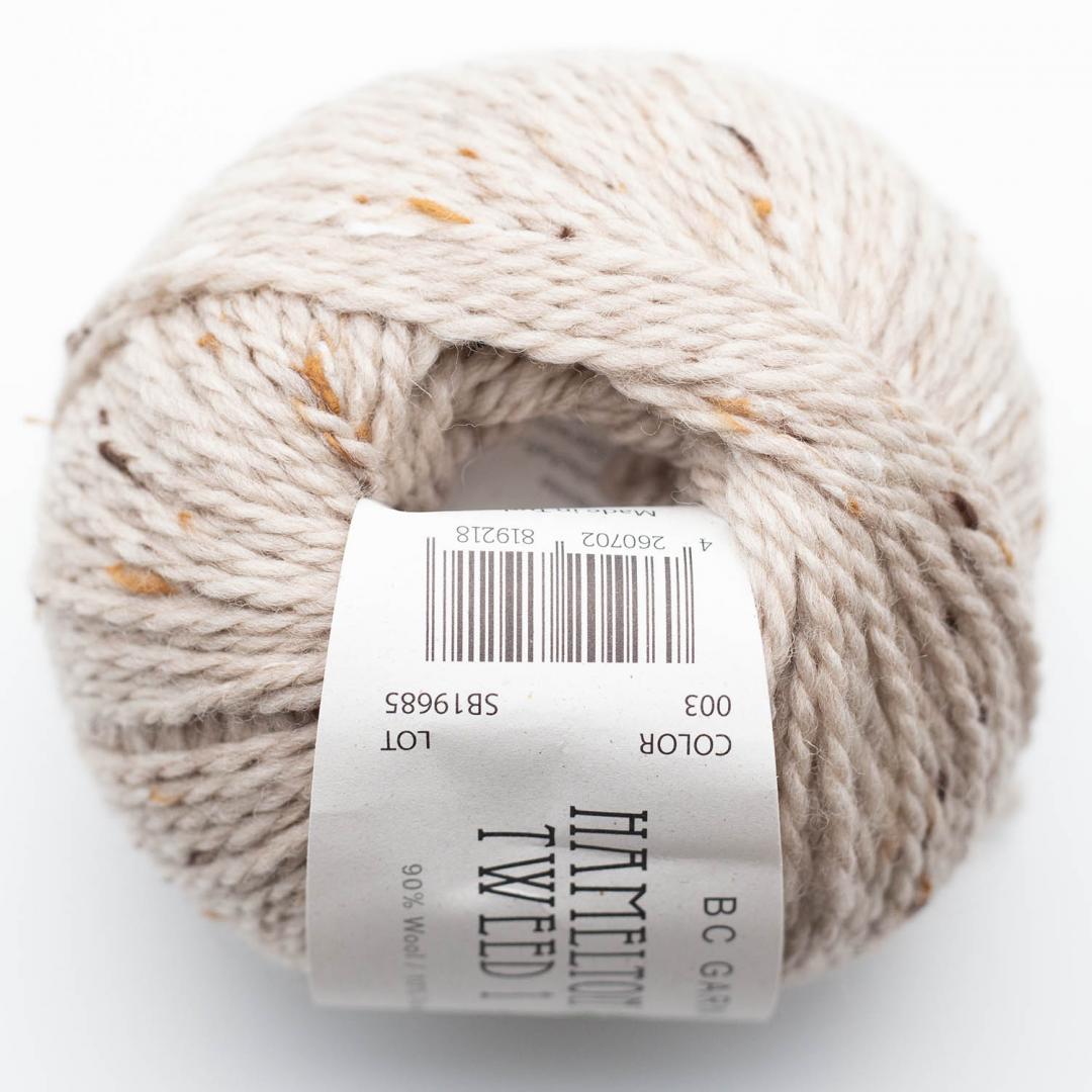 BC Garn Hamelton Tweed Hellbeige