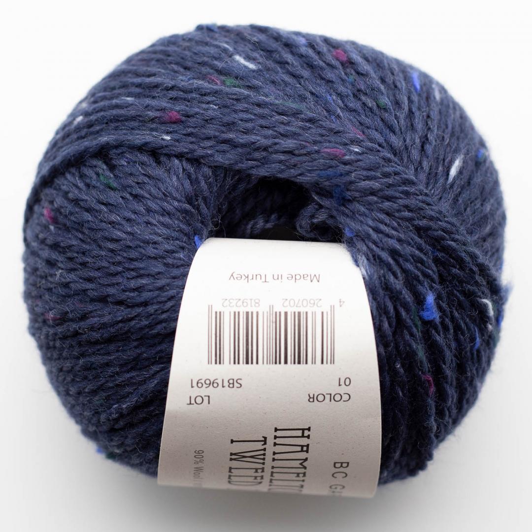 BC Garn Hamelton Tweed Navy