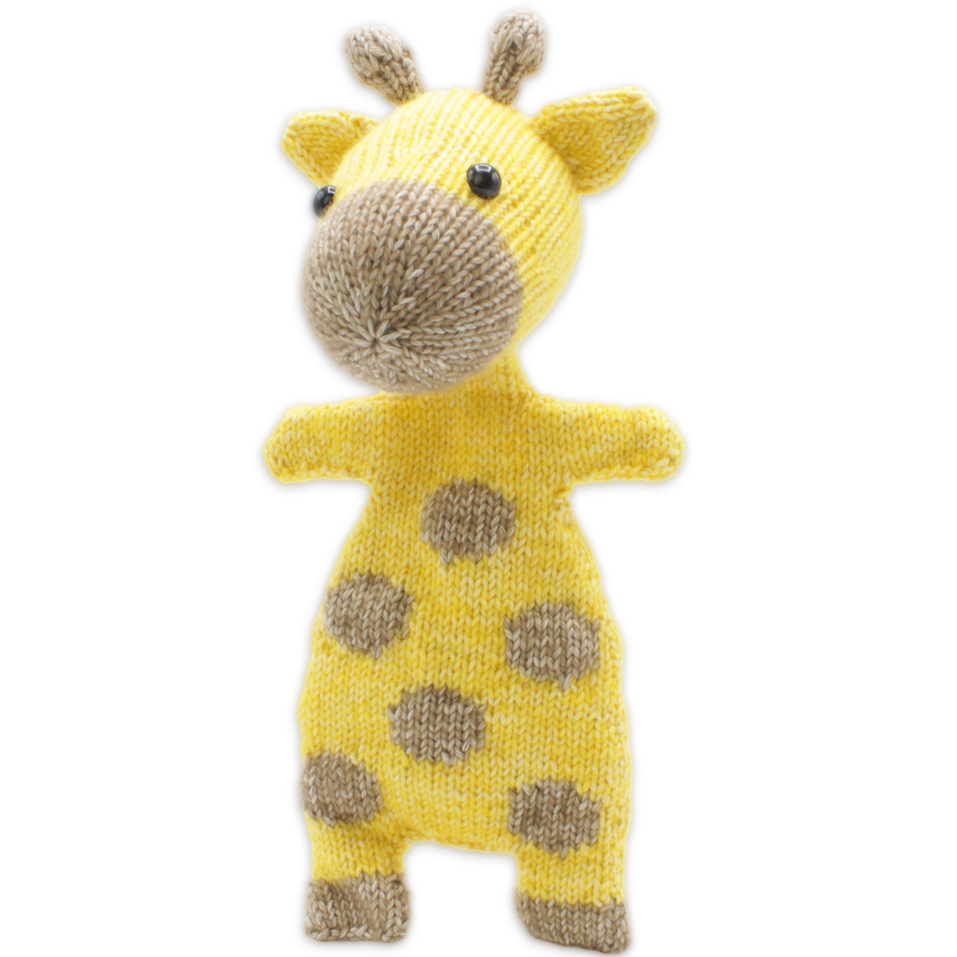 Strickpaket mit Strickanleitung Kuscheltier giraffe
