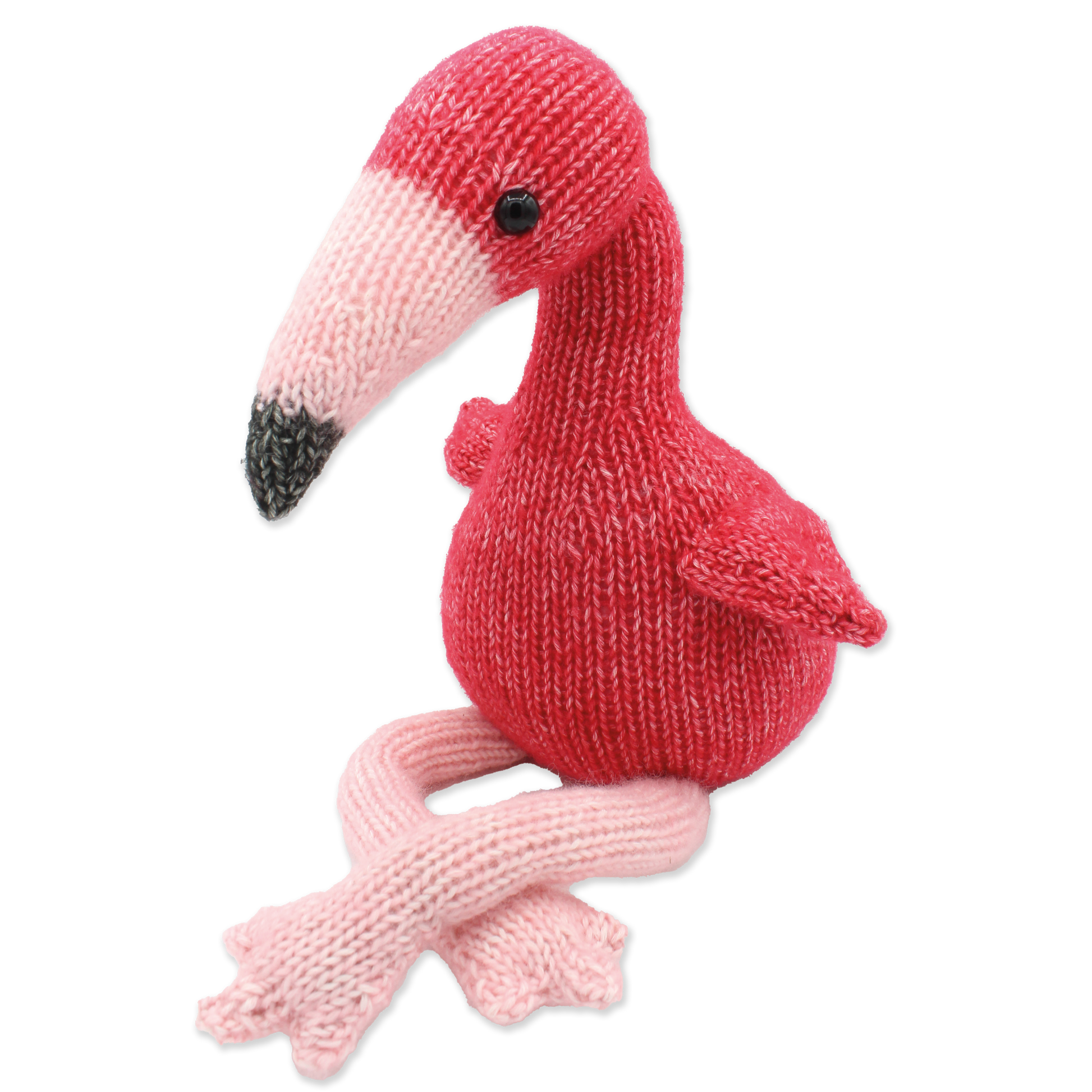 Strickset Flamingo Kuscheltier